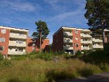 Apartment houses on the hill